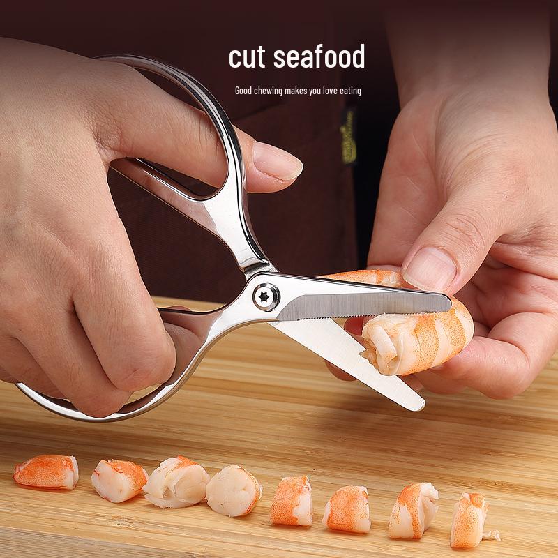 Kitchen & Baby Food Serrated Non-slip Multi-functional Scissors