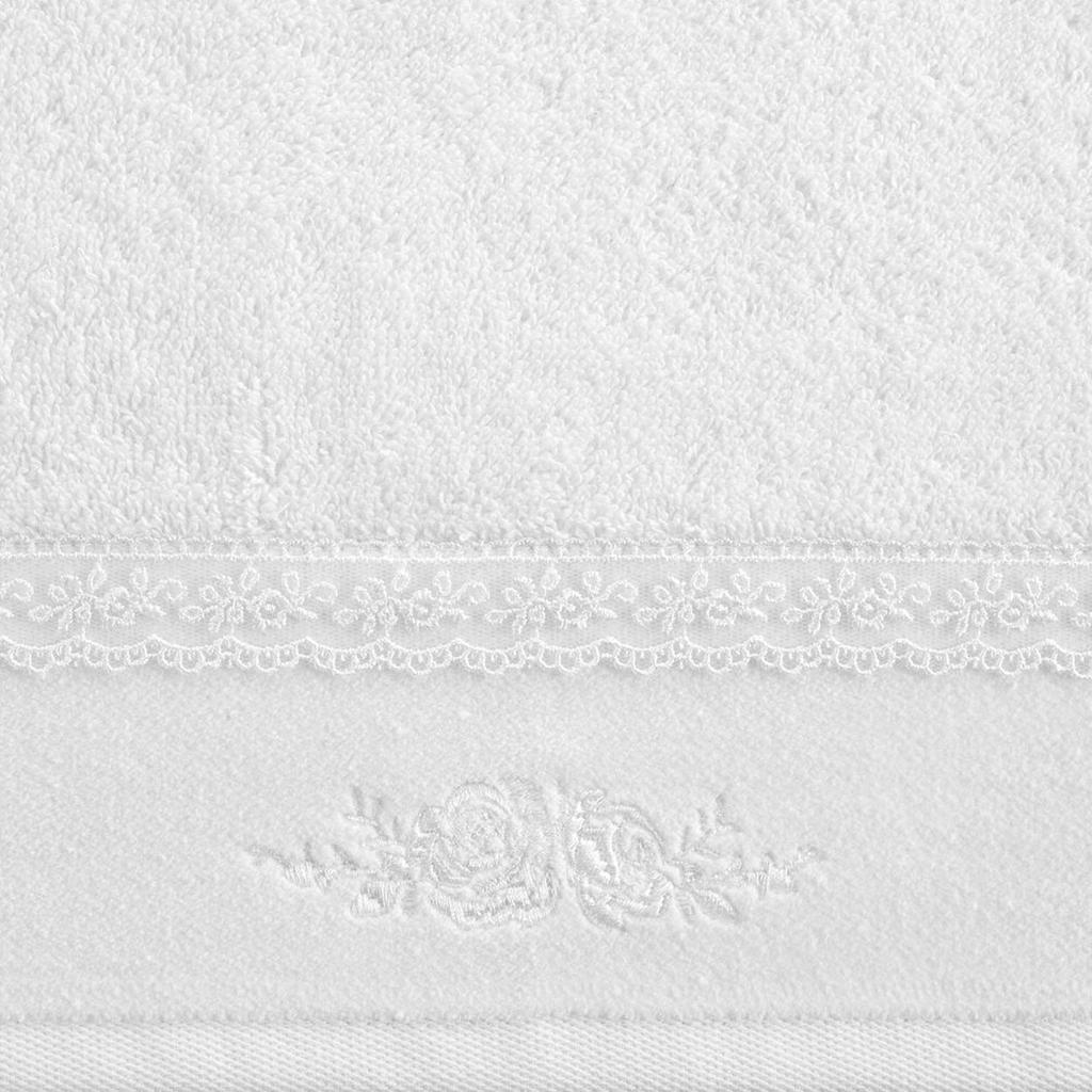 Ręcznik Sisi Z Koronką 50X90 Cm Biały