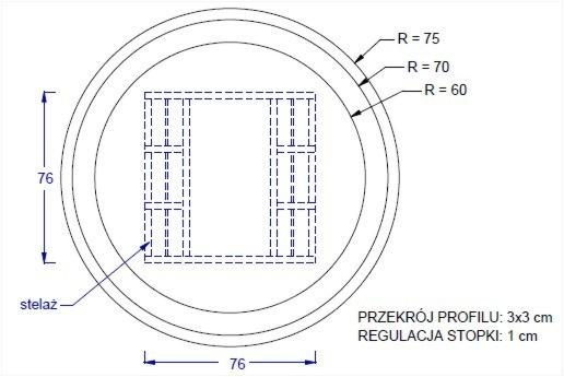 Ny-A024 Kw. - 76X76 , Alu