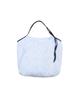 Miyhoo Leather Strap Detail Tote Bag (Sky Blue)
