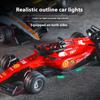 AAXQ1 2026 New Rc Car 1:64 Mini Alloy Car Model, Adjustable Lighting Formula Racing, Children'S Remote Control Car
