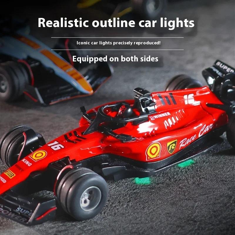 AAXQ1 2026 New Rc Car 1:64 Mini Alloy Car Model, Adjustable Lighting Formula Racing, Children'S Remote Control Car