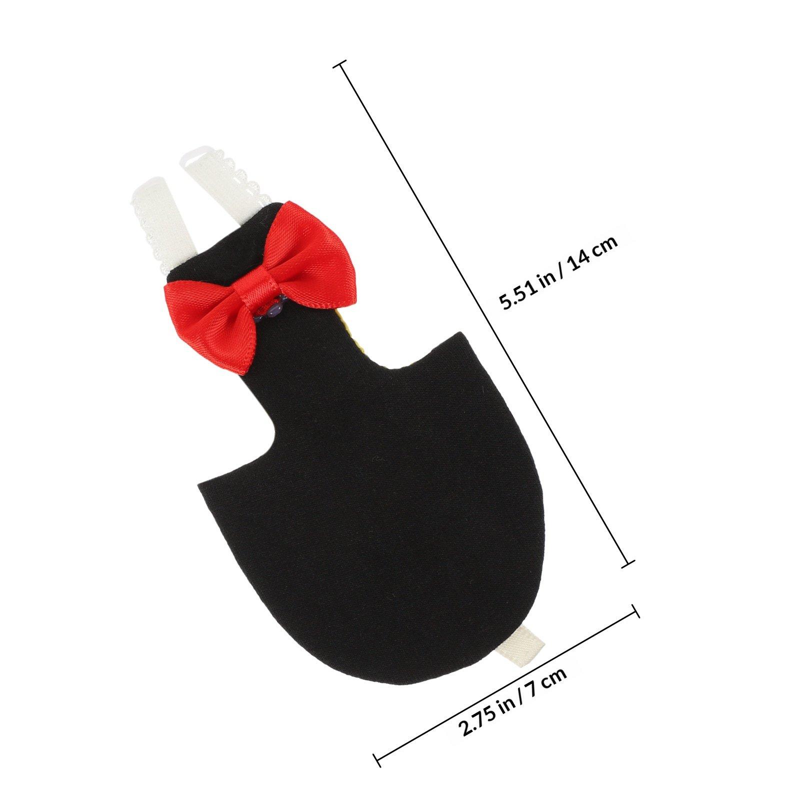 

Reusable Washable Parrot Diaper Clothes for Birds Flight Suit with Bow Design Soft Elastic Waist Adjustable Fit for Small Medium