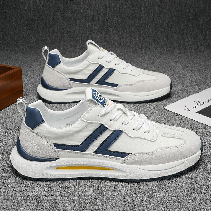 Men's shoes spring new breathable sports shoes men's running casual young dad trendy shoes versatile shoes men