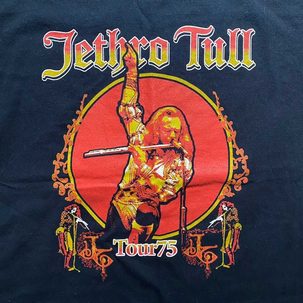 

VINTAGE JETHRO TULL TOUR 1975 Gift For Fan Black All Size Tee Shirt Unisex T-Shirt L