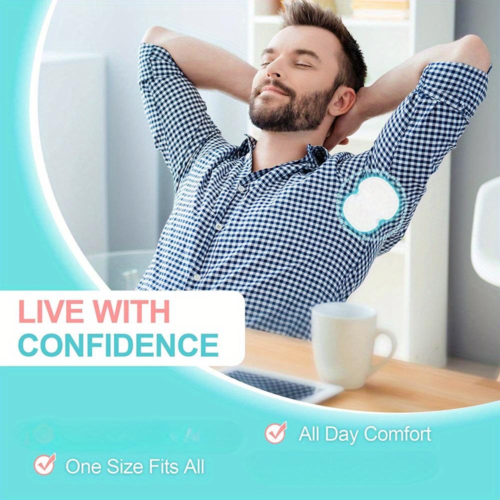50pcs Underarm Sweat Pads, Household cleaning wipes Quick Absorbing Disposable Armpit Shields , Breathable, Non-Trace