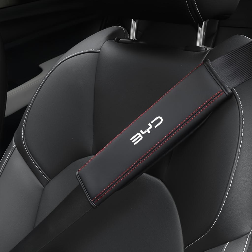 2Pc For BYD Tang F3 E6 Atto Yuan Plus Song Max G3 I3 Ea1 Dmi 2din Car Seat Belt Shoulder Protector Cover Safety Belt Padding Pad