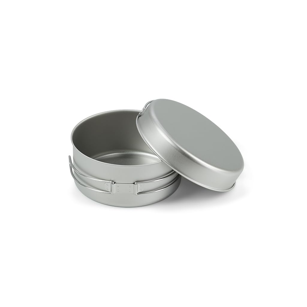 

Titanium Cooker Cookware Camping Outdoor Mountain Climbing Disaster Prevention [belmont] BM-032 (M) срібний