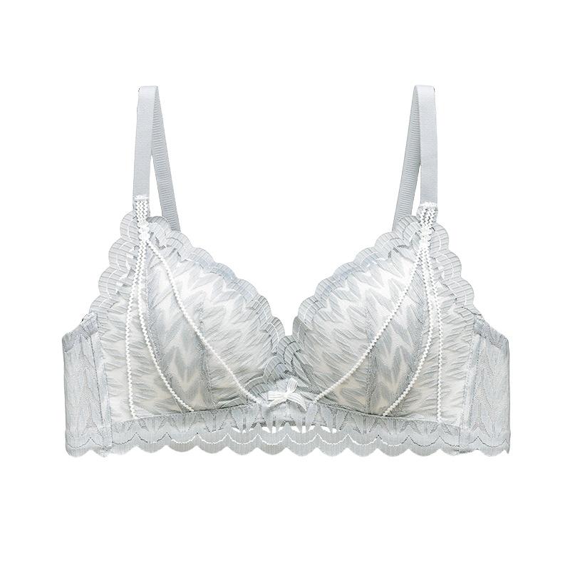 Wireless Lace Push Up Bra For Small Chest Women