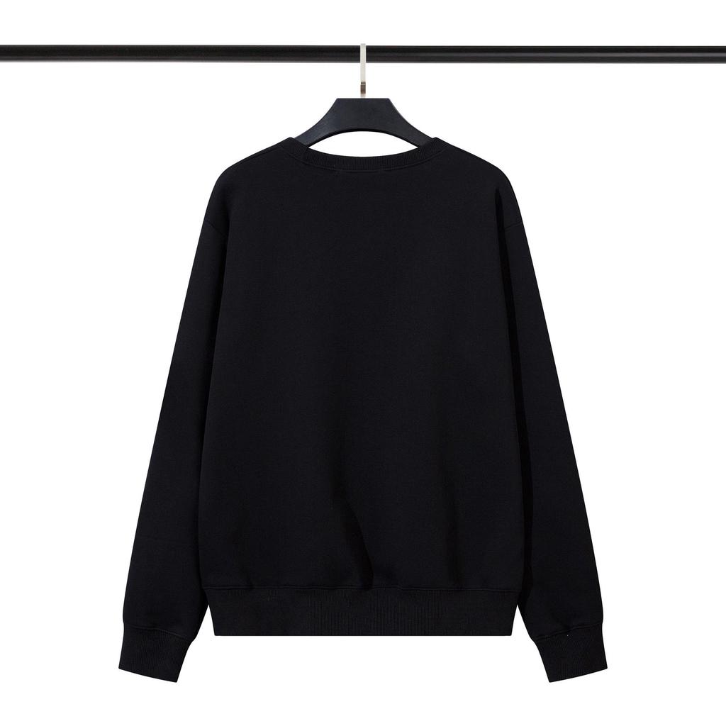 Cross ClassicSTONE Einfarbig Rundhals-Kapuzenpullover mit Abzeichen - Unisex Langarm für Paare