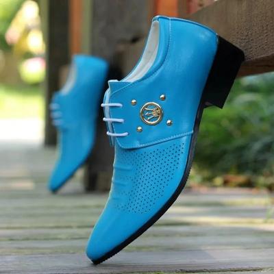 Modne letnie skórzane buty męskie 2024 Męskie skórzane Męskie moda Włoska skóra Biznesowe Kolorowe buty wizytowe Impreza Wesele Ayakabbı Erkek