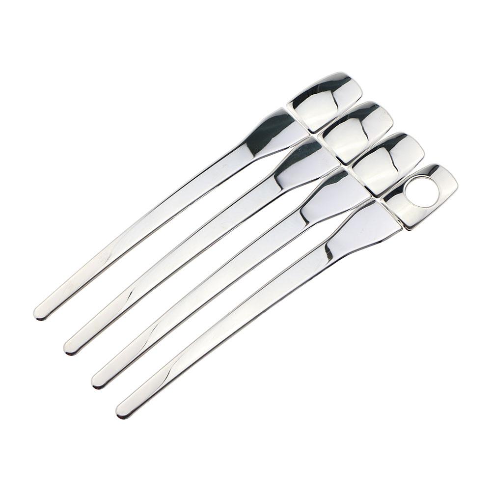 Stainless Steel Door Handle Cover Decoration Sticker for Peugeot 207 308 407 2008 2009 2010 Citroen C4 2004-2010 Car Styling