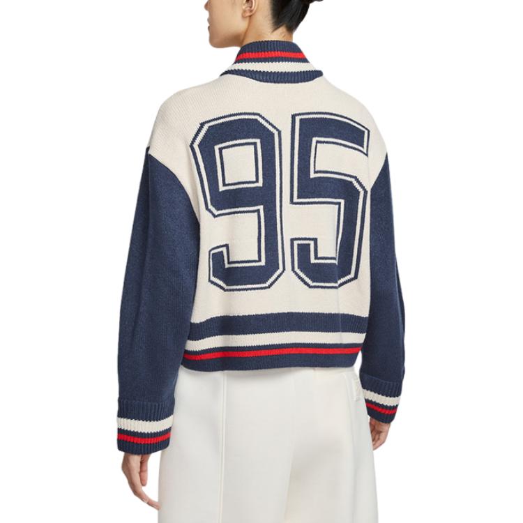 Nike Jackets Women's Ecru Baseball Collar Moderate Other HV2495-104
