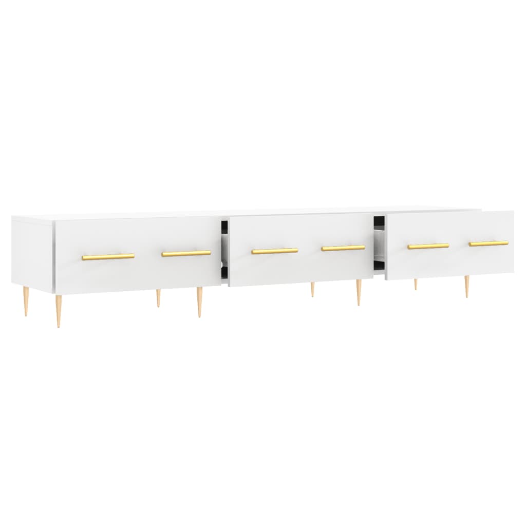 TV Cabinet White 150x36x30 cm Particleboard