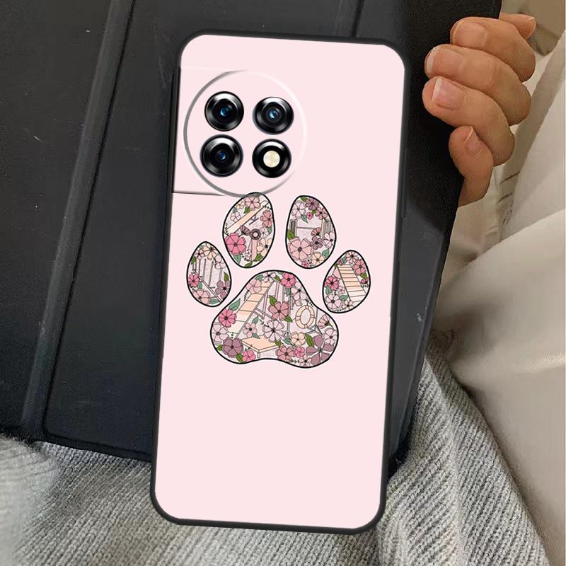Dog Paw Case For OnePlus Nord 5 CE 2 3 4 Lite N10 N20 N30 OnePlus 13 12 11 10T 13s 10R 12R 13R Cover