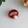 Stone Inlay Wide Bangle Oval Chunky Bracelet New Irregular Resin Bracelet  Gifts