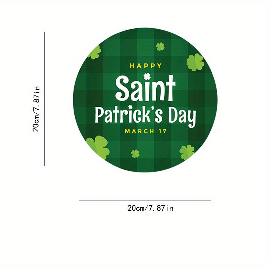 

2D Плоская 20 см шляпа на день святого Патрика, деревянная настенная подвеска, декор - автомобильный воздушный шар, универсальный праздничный деревянный кулон, украшение для дома, приветственный знак для вечеринки 20cm*20cm