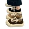 Platform Canvas Shoes Women's 2025 New Popular Summer Thin Versatile Big Head Shoes Height-increasing Sports and Leisure Board Shoes