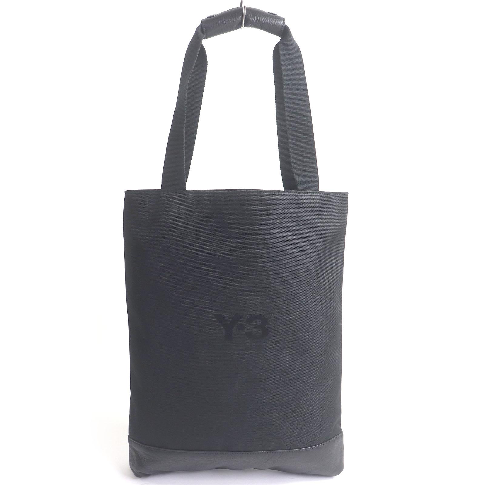 

Excellent Y-3 Tote Bag Logo embroidery black polyester mens Used