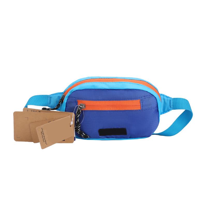 Trend Dopamin Colorblock Unisex Crossbody Sport Hüfttasche für Outdoor-Aktivitäten
