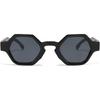 Chic Small Frame Men's Retro Polygon Sunglasses – European & American Sun-Protection Shades