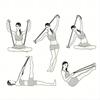 Tanz Yoga Dehnband Mit Nummer Fitness Widerstandsband Übung Zugband Für Pilates Tanz Gymnastik