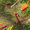 4 Pezzi Picchetti Robusti per Tenda Ancoraggi da Campo per Campeggio all'Aperto Picchetti Regolabili