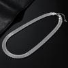 Jinrongxing 925 Silver European & American Style Creative Woven Chain Unisex Necklace