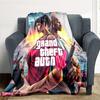 GTA Flannel Blanket, High quality Comfortable for All Seasons, Home Decor, Warmth and Comfort