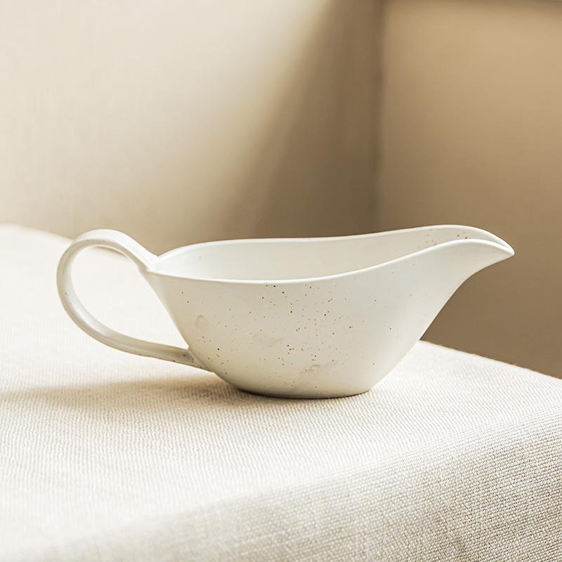 Ceramic Kettle Japanese Sesame Glaze Teapot Household Cold Kettle Restaurant Drinking Water Set Pot Large Capacity Pointed Mouth Pot