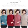 Women's Winter Half-High Collar Thick Knit Sweater for Mid-Aged and Elderly 5 New Styles