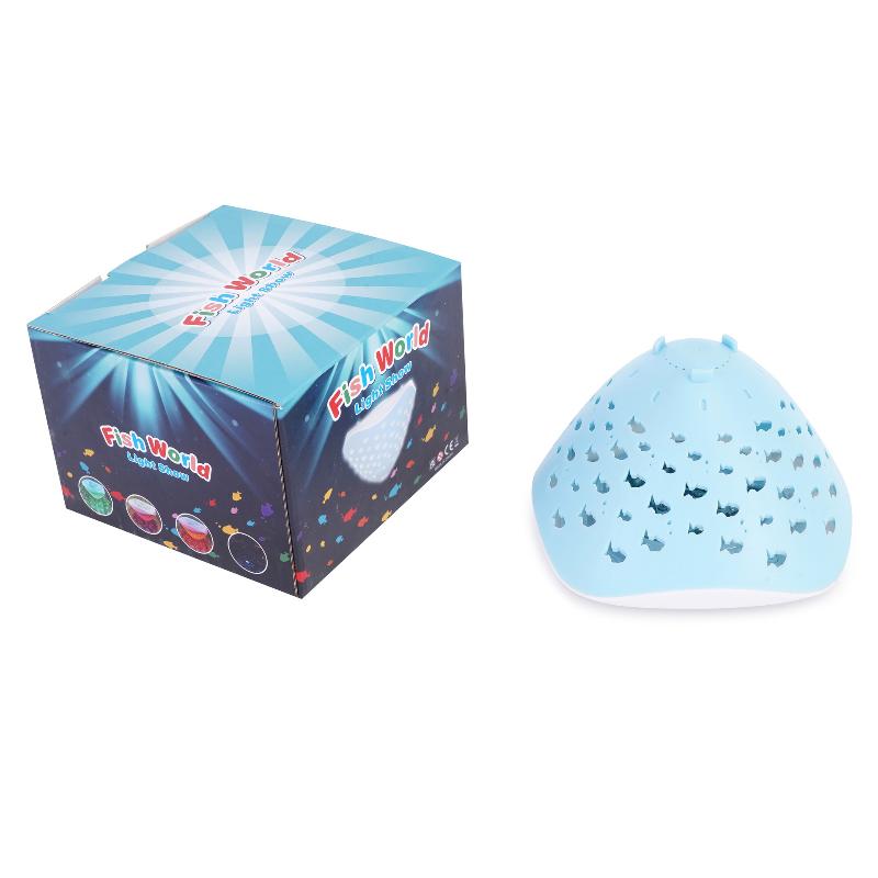 Floating Pool Lights Fish Pattern LED Projector Solar Waterproof Fountain Lighting for Outdoor Pool Night Party Decor