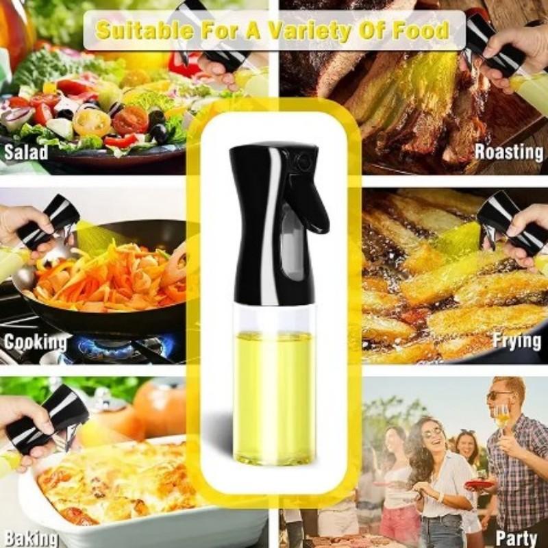 200/300/500ml Spray Oil Polisher Spray Oil Dispenser Spray  Purpose Kitchen Oil Sprayer Can Leakproof Bottle Kitchen Household