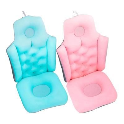 Bath Pillows Folding Bathtub Cushion Extra-Large Non-Slip Spa Bath Tub Mat Neck Back Support Headrest Pillows with Suction Cups