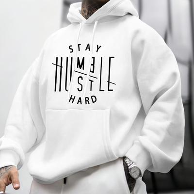 Atmungsaktiv & Vielseitig, Herren-Kapuzensweatshirt mit entspannter Passform, Geeignet für die Arbeit von zu Hause aus
