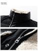 MLB & NY Co-Branded 2025 Winter Men's Down Jacket with Lamb's Wool Patchwork