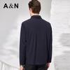 Antonio Men's Classic Lapel Windproof Business Jacket