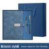 Personalized A5 Soft Leather Notebook Gift Set - Elegant Business Diary with Buckle