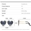 New Trend Personality Sunglasses Colorful Ocean Tears Sunglasses Sunglasses for Men and Women Halloween Christmas.