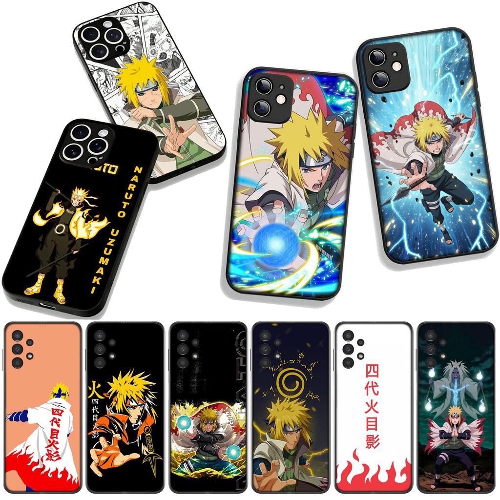 for Samsung Galaxy A25 A37 A57 A12 A14 A41 A50 A51 A70 A71 A72 A21S A04 M15 Note 20 9 8 10 Case Cartoon Narutos Namikaze Minato