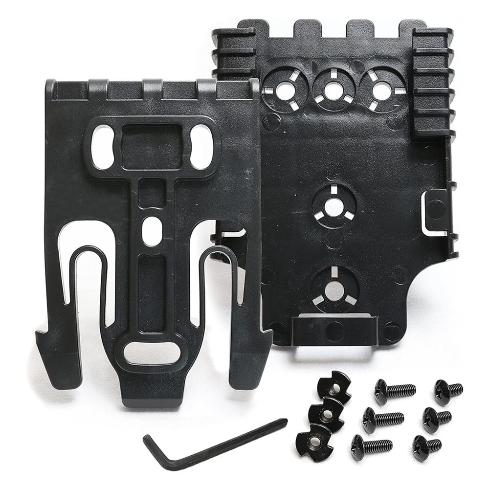 Kit Tactic QLS Sistem de Blocare Rapidă Atașament Platformă Buclă Curea Mid Ride pentru Toc de Serviciu cu Placă Receptor Furcă de Blocare