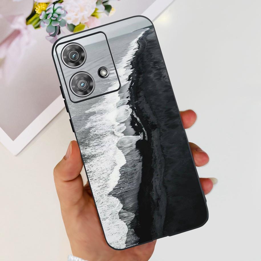 For Motorola Edge 40 Neo Case Soft Transparent Silicone Bumper Shockproof Cover For Moto Edge40 Neo Edge40Neo 5G XT2307-1 Fundas