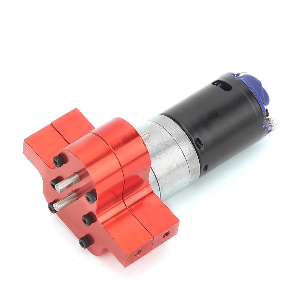 370 Motor Gearbox Transfer Case with Heat Sink RC Accessory Fit for WPL C14 C24 B14 B24 B16 B36Red