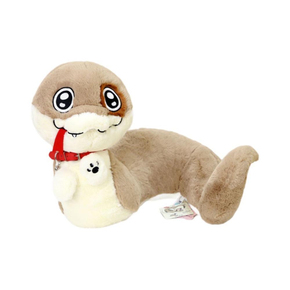 

Fluffy Big Eye Snake Plush Toys Collection Serpentine Puppy Plush Toy Car Decor Style A
