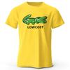 Green Crocodile Print T-shirt Lowcost Crocodile Funny Graphic Men's Short Sleeve Overd Tee Shirt Men Woman Clothing Summer#Color(3)