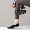 1 Pair Women Nonslip Grip and Straps Bandage Cotton Yoga Socks Low Cut Socks for Pilates Barre Ballet Barefoot Workout