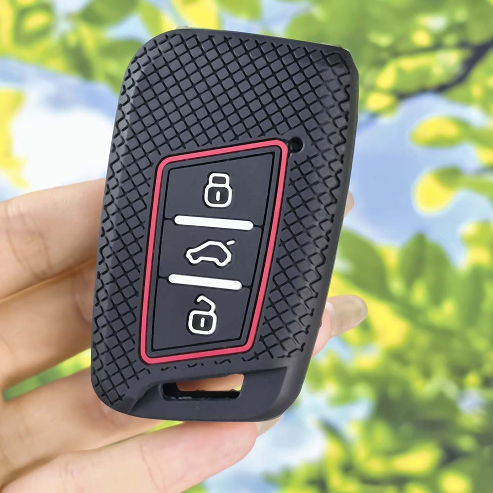 Silicone Car Key Case Fob Cover For Vw Volkswagen Magotan Magotan Gte Passat B7 B8 Cc Arteon Skoda Fabia Superb A7 Kodiaq Seat