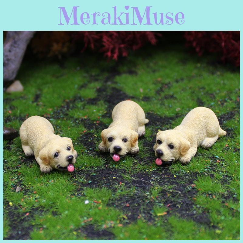 Decor Animal Resin Labrador For Home Office And Micro Landscape Accessories