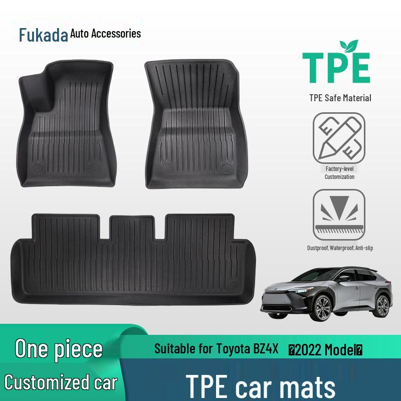 Toyota BZ4X 2022 TPE Floor Mats for Cars