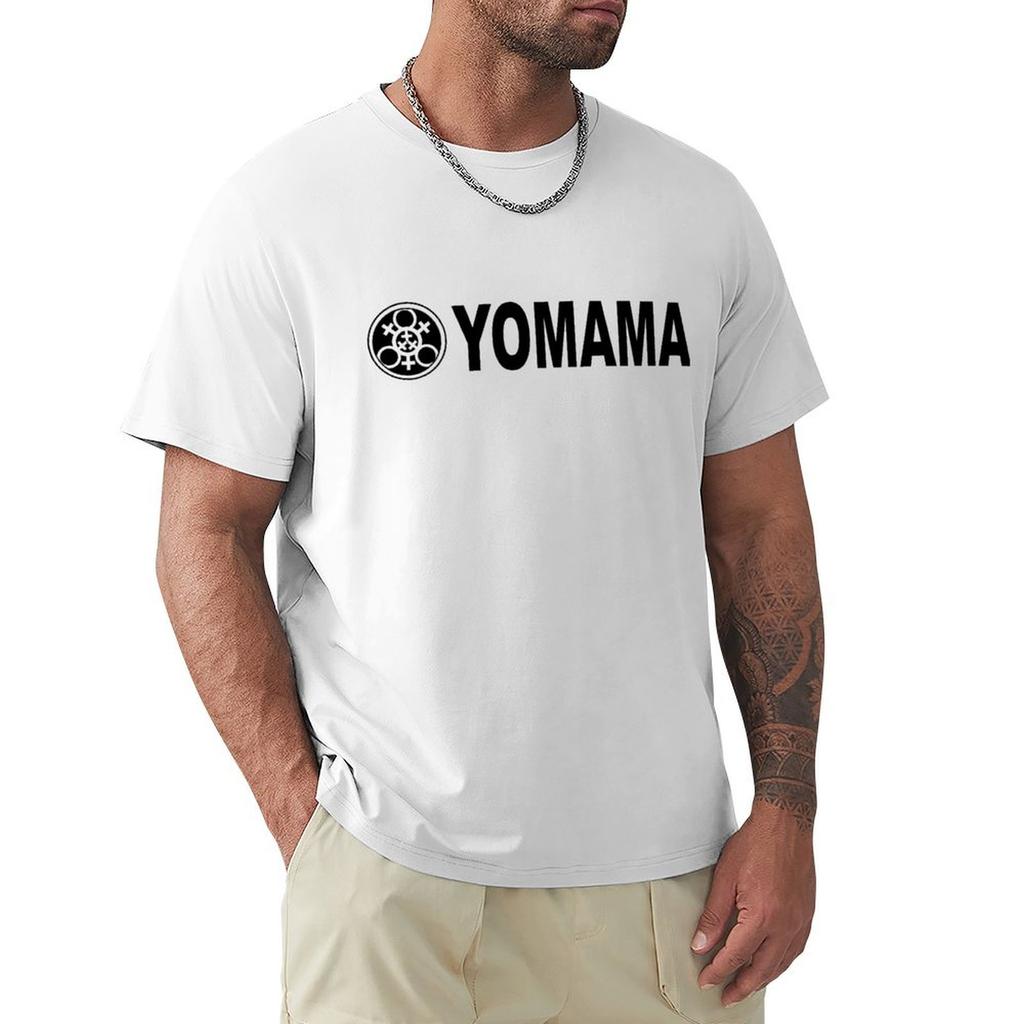 Yomama Motorsports Tshirt Simple Solid Color Crew Neck Tee